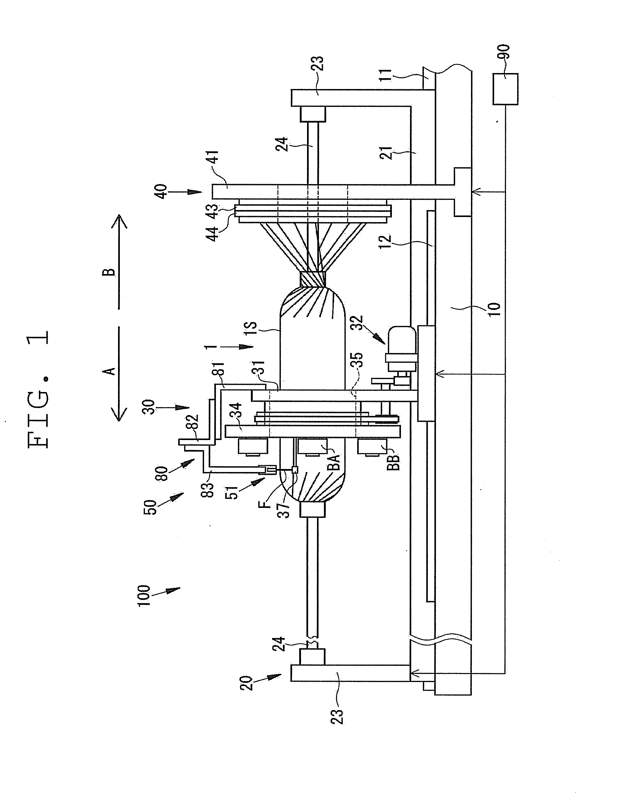 Chuck Device and Hoop Winding Device