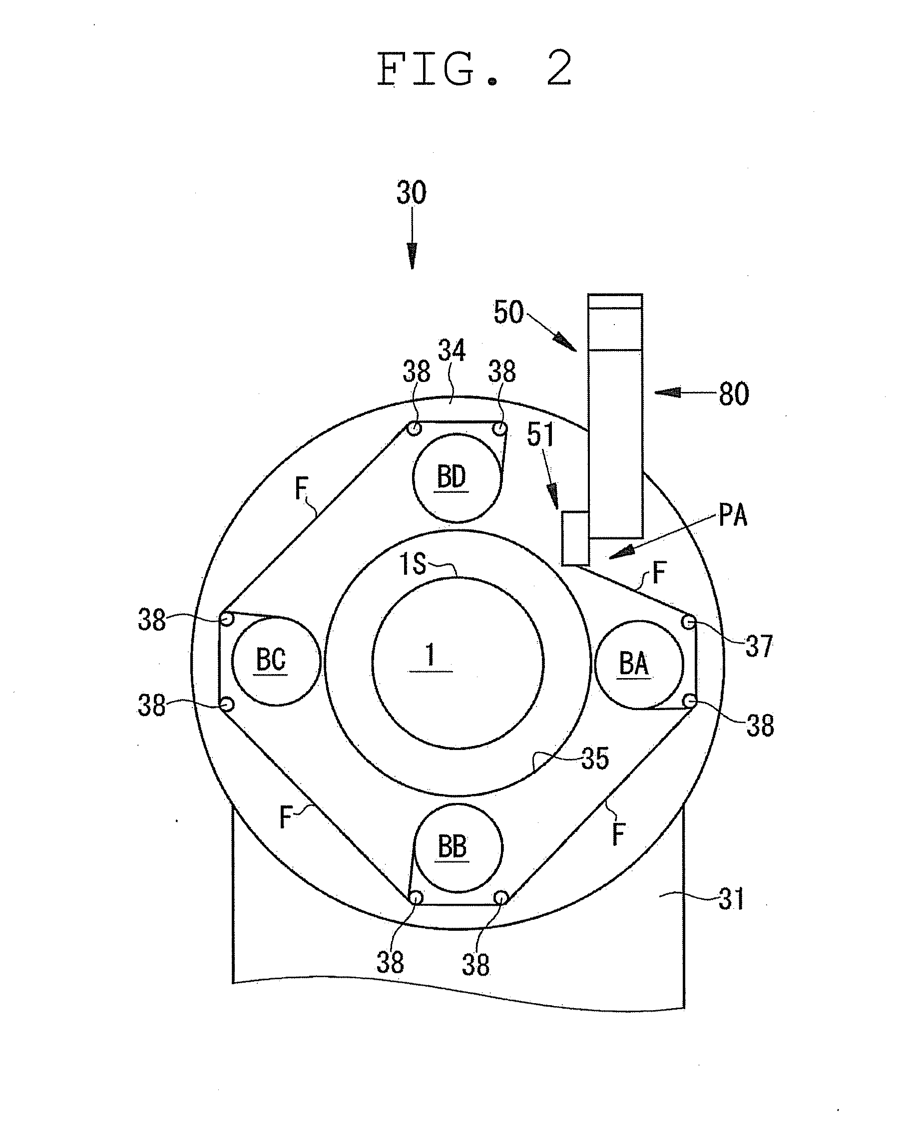 Chuck Device and Hoop Winding Device