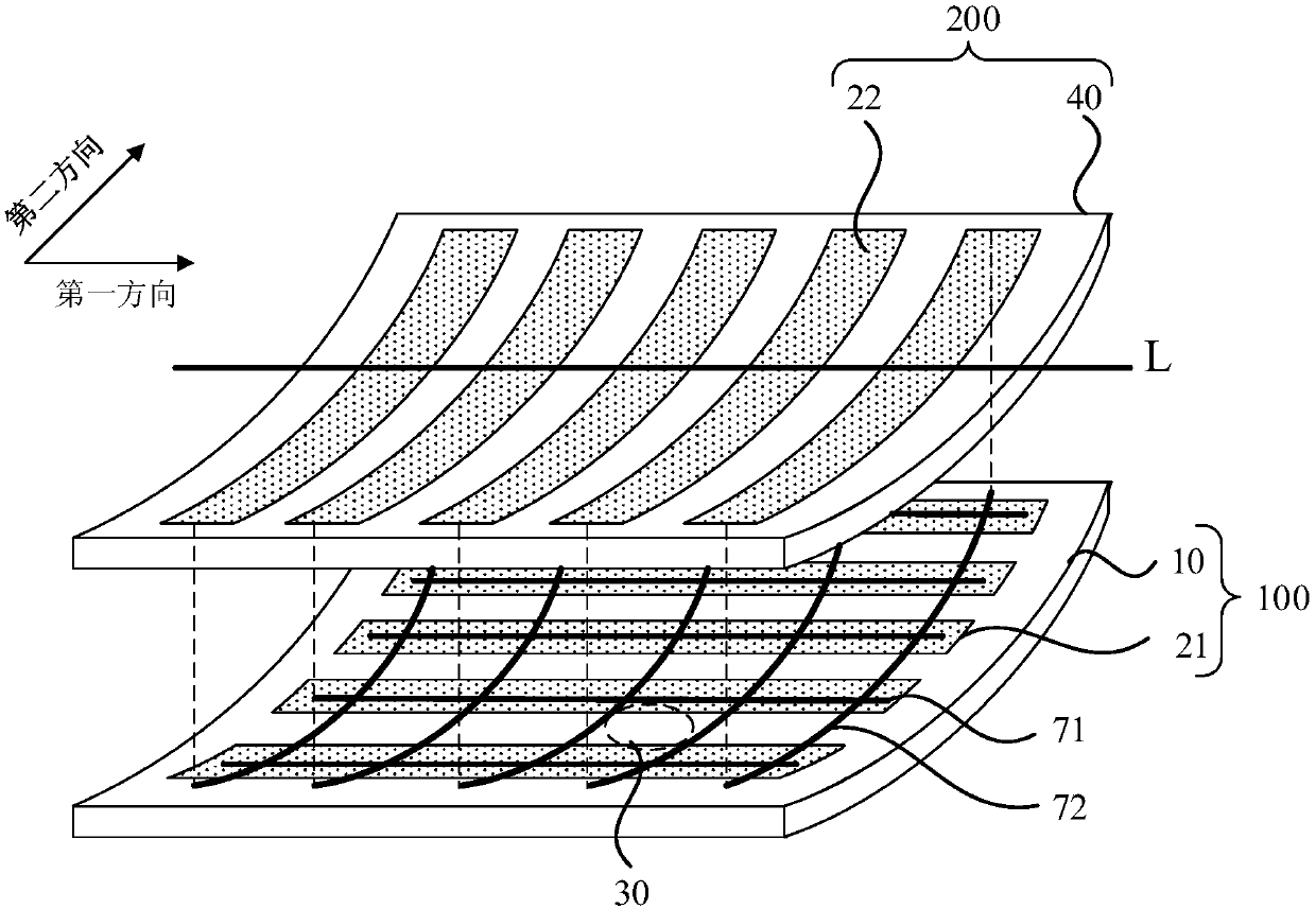 Curved display panel, display device and manufacturing method of curved display panel