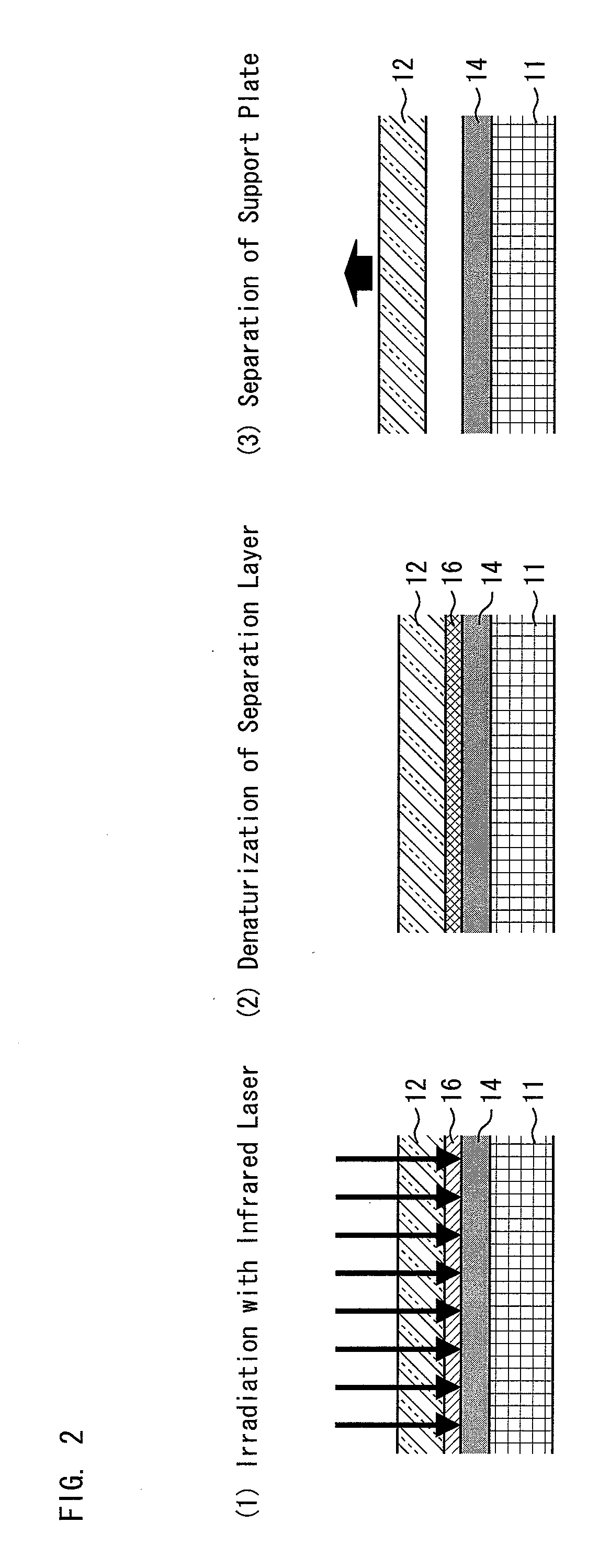 Laminate and method for separating the same