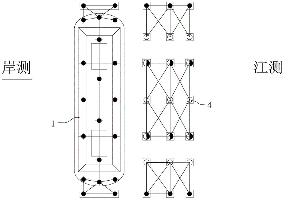 Construction method for underwater reinforced concrete composite pile of cast-in-situ support of concrete ballast box beam of cable-stayed bridge