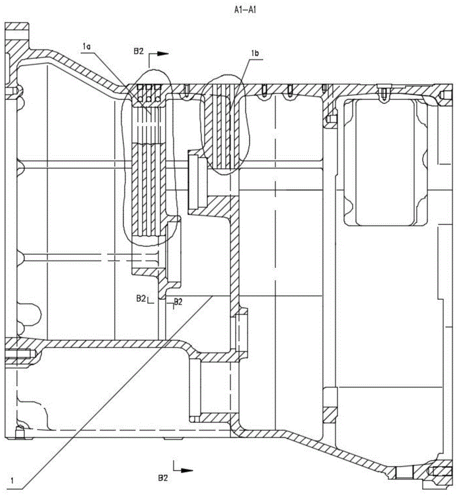 A leak detection and plugging assembly and plugging method for an oil passage hole of a tractor gearbox body