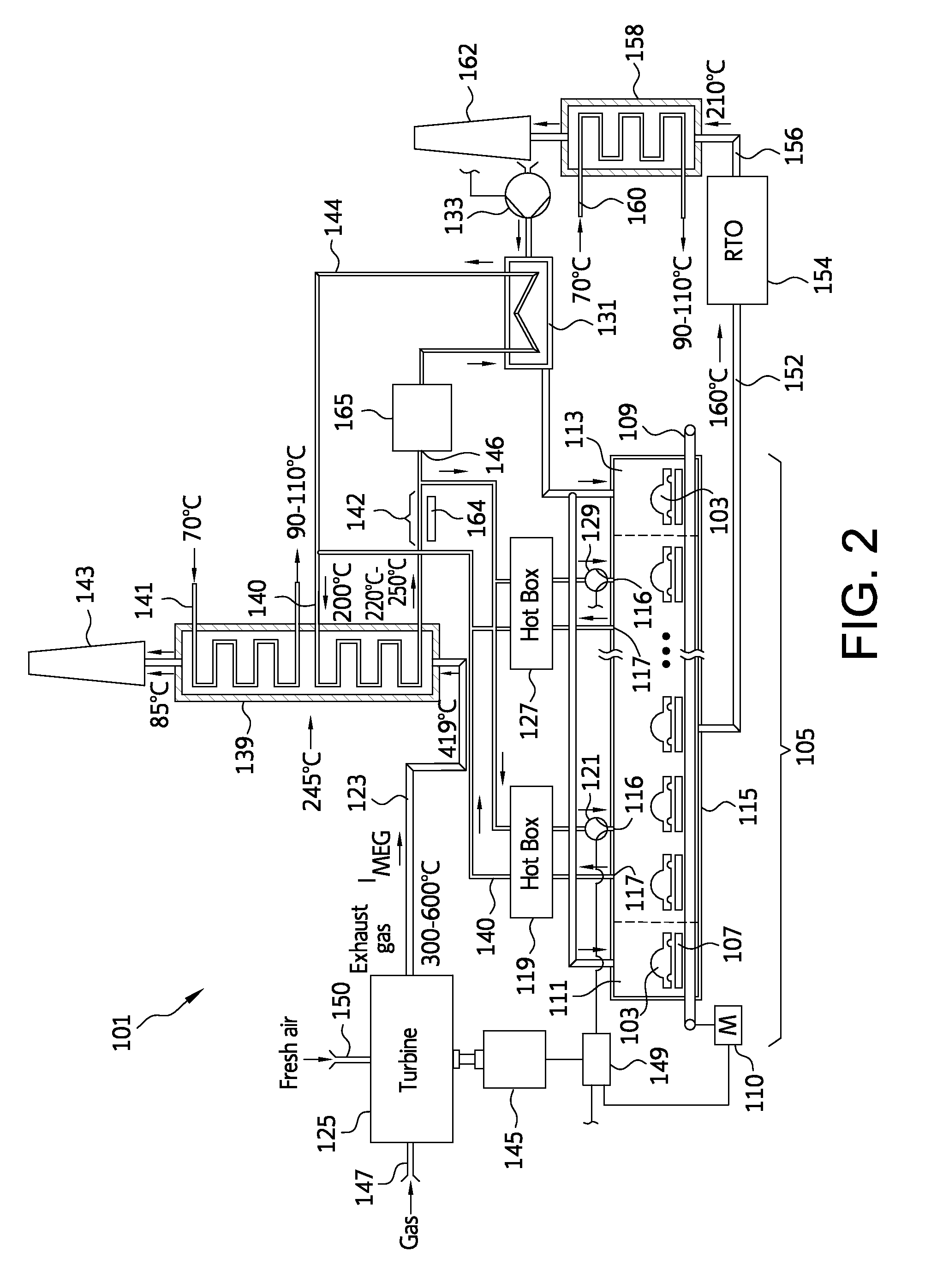 Drying System having a Thermal Engine