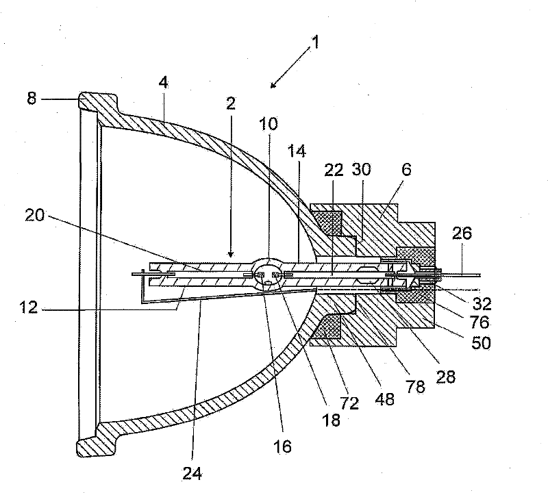 High-pressure discharge lamp