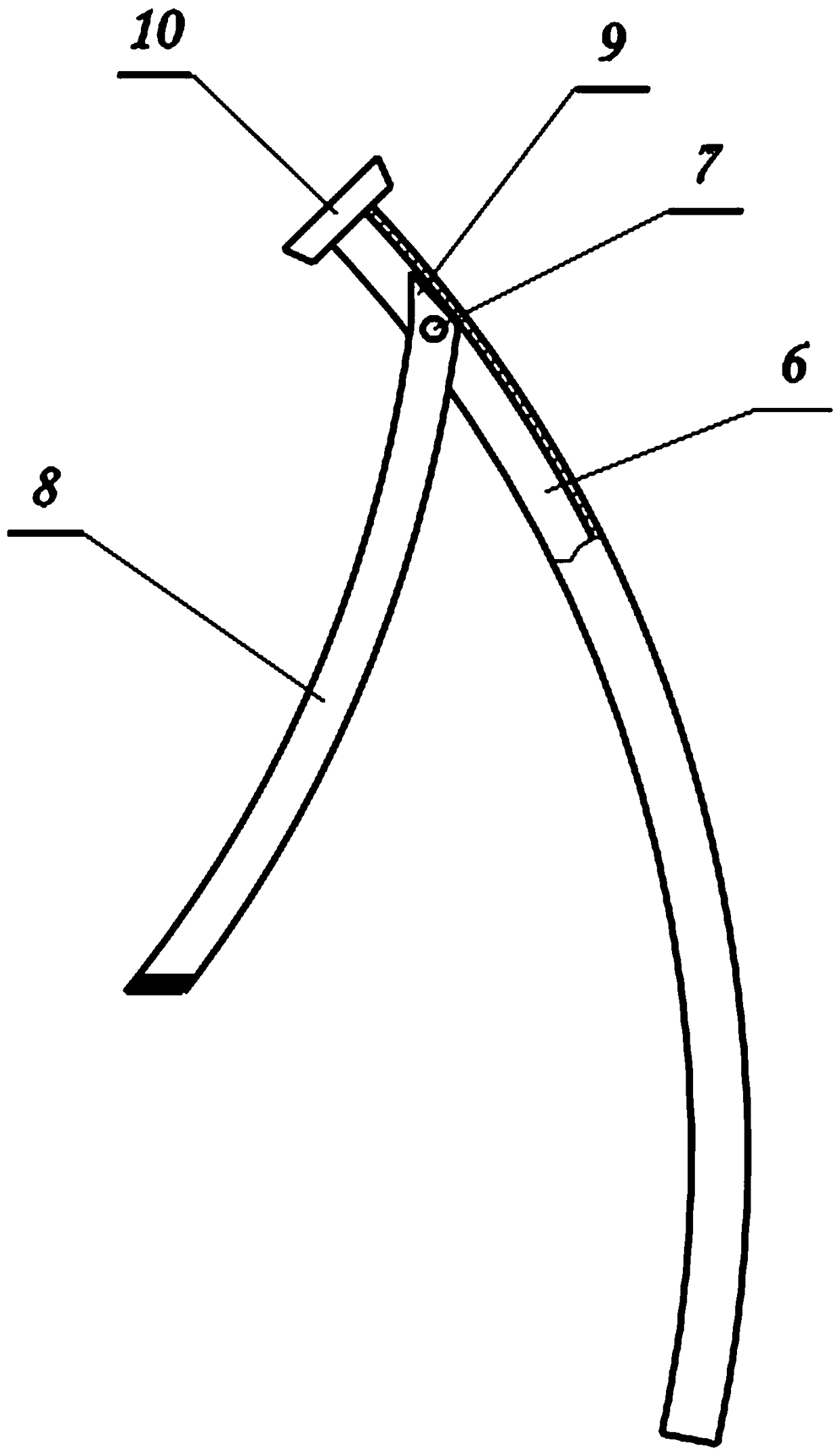 Lifting simple flood-preventing baffle capable of being automatically supported