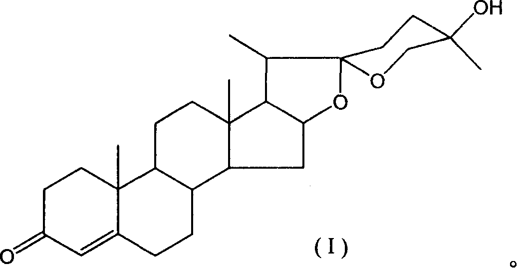 25-hydroxy dioscin ketone, and its preparing method and use