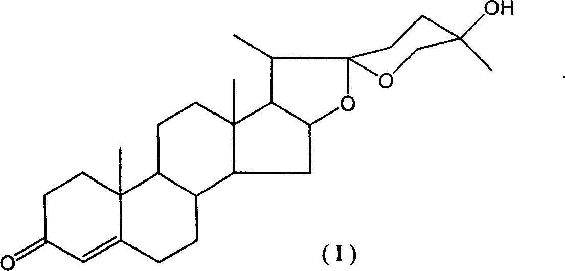 25-hydroxy dioscin ketone, and its preparing method and use