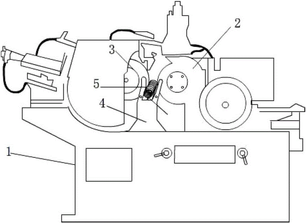 A kind of bearing machining centerless grinding machine cycle machining system