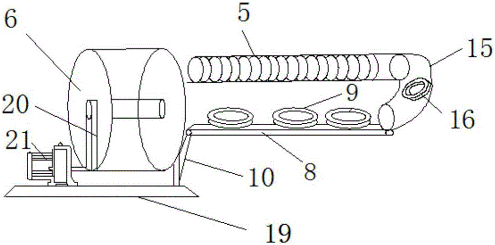 A kind of bearing machining centerless grinding machine cycle machining system