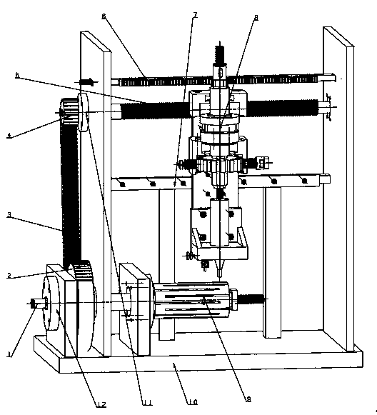 Wire winding glue-injection machine for thread coils