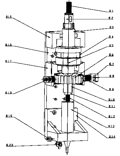 Wire winding glue-injection machine for thread coils