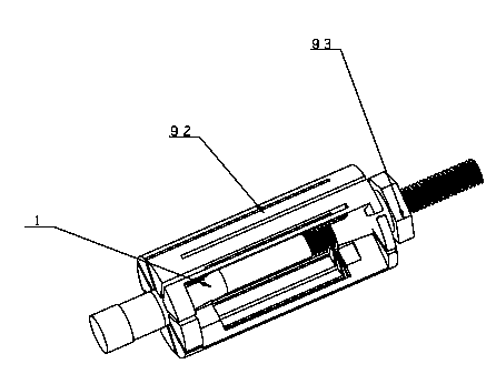 Wire winding glue-injection machine for thread coils