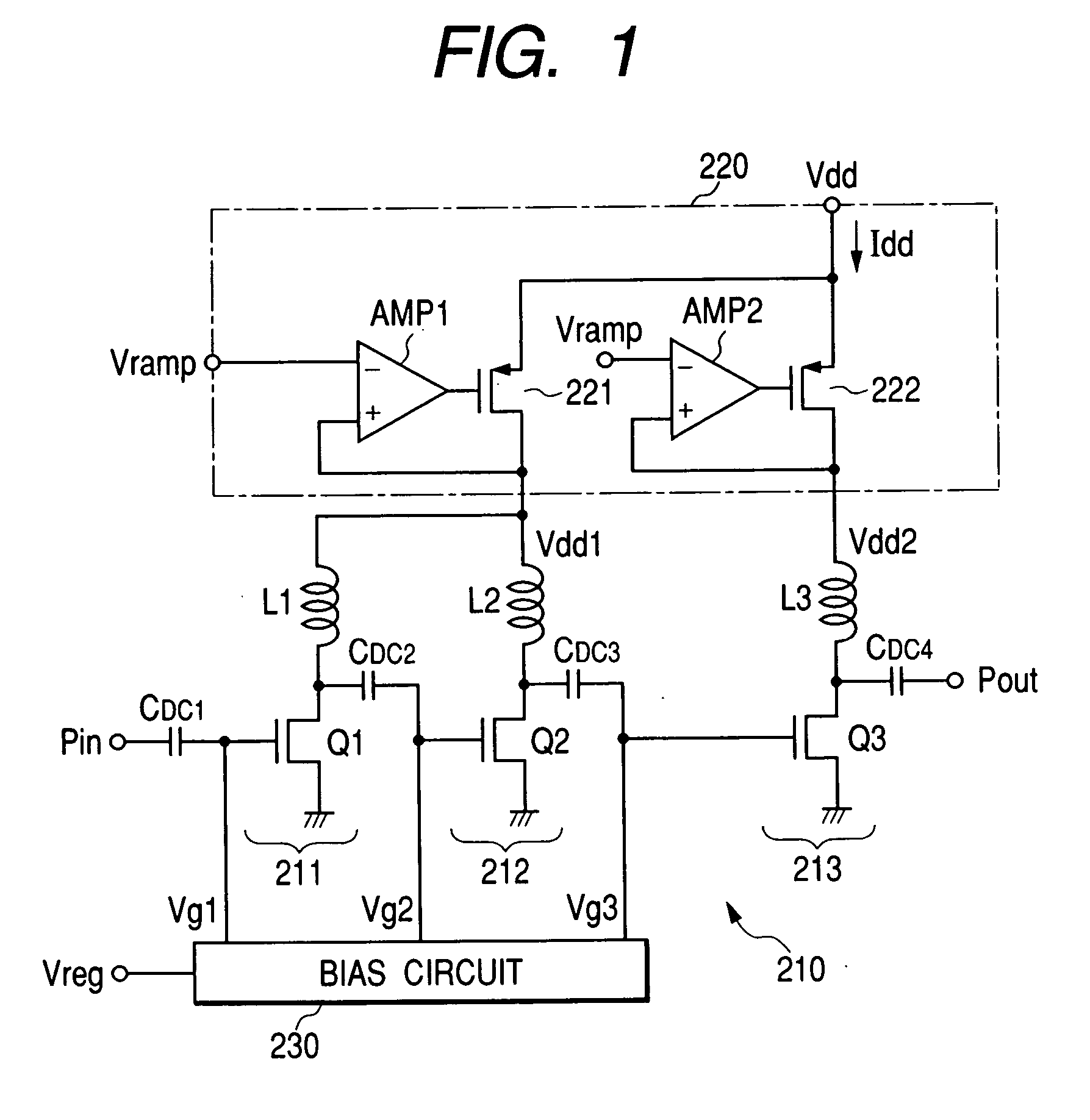 High frequency power amplifier circuit and radio communication system
