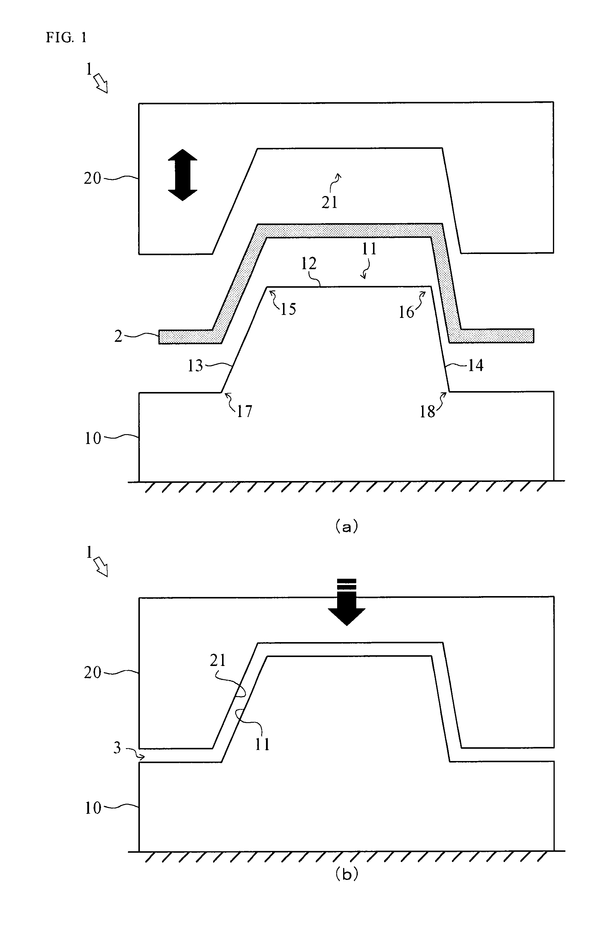 Hot press mold, temperature measuring device, and hot press molding method