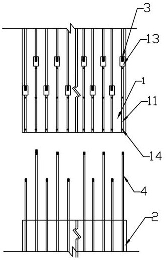 Vertical main reinforcement connection structure of prefabricated steel-concrete member and its installation method