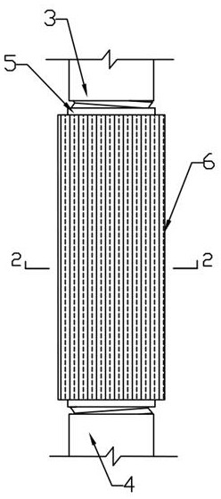 Vertical main reinforcement connection structure of prefabricated steel-concrete member and its installation method