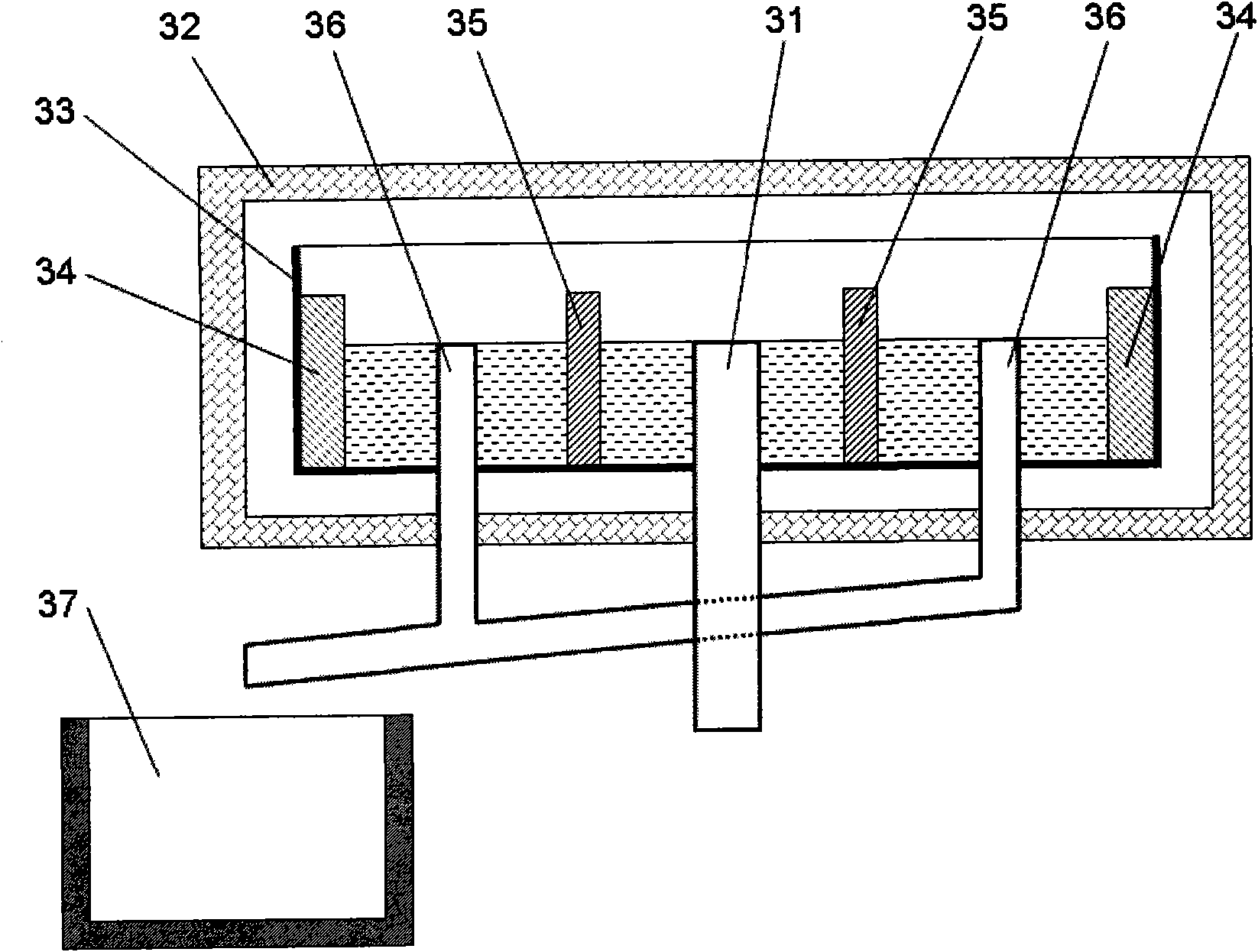 Purifying system of high purity polysilicon and purifying method