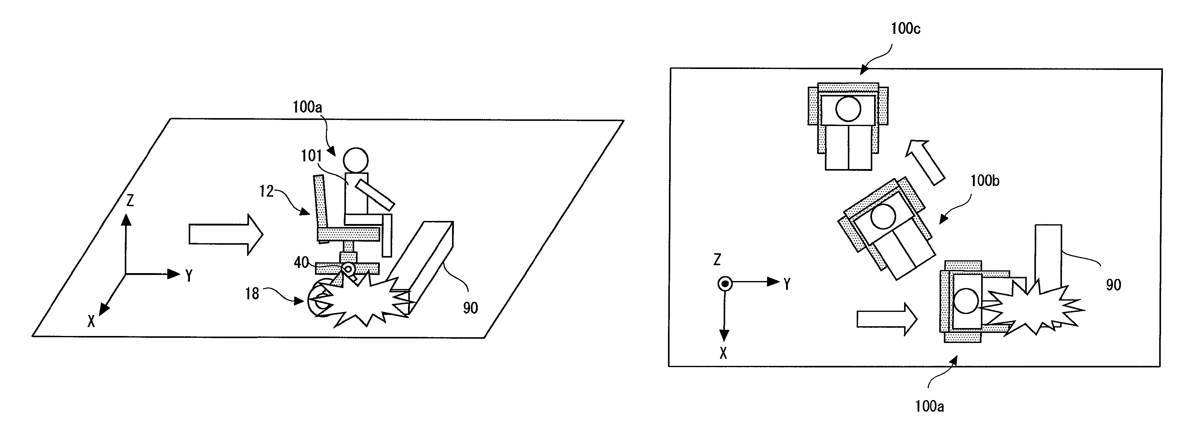 Inverted pendulum type moving body and method of controlling the same
