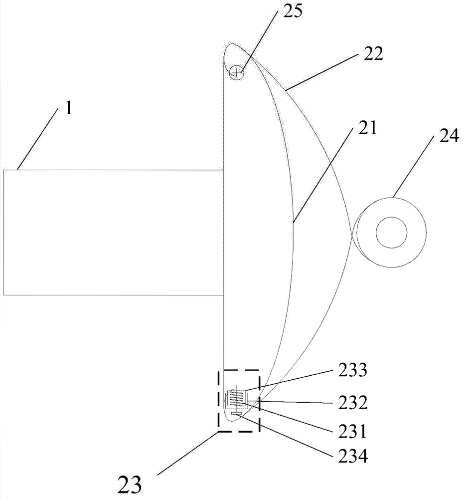 A device and method for realizing the rocking motion of the rotary shaft of the rotary table