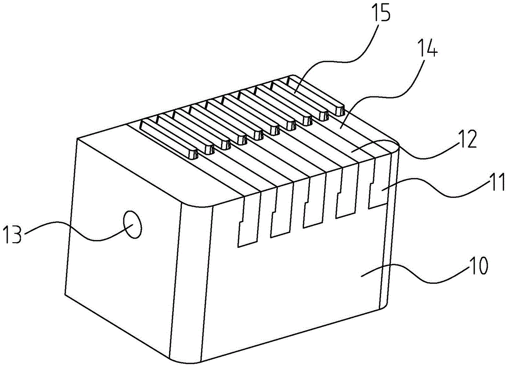 Exhausting insert core of mold