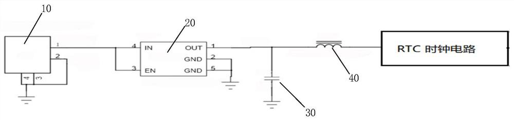 Power supply method, power supply circuit and law enforcement recorder