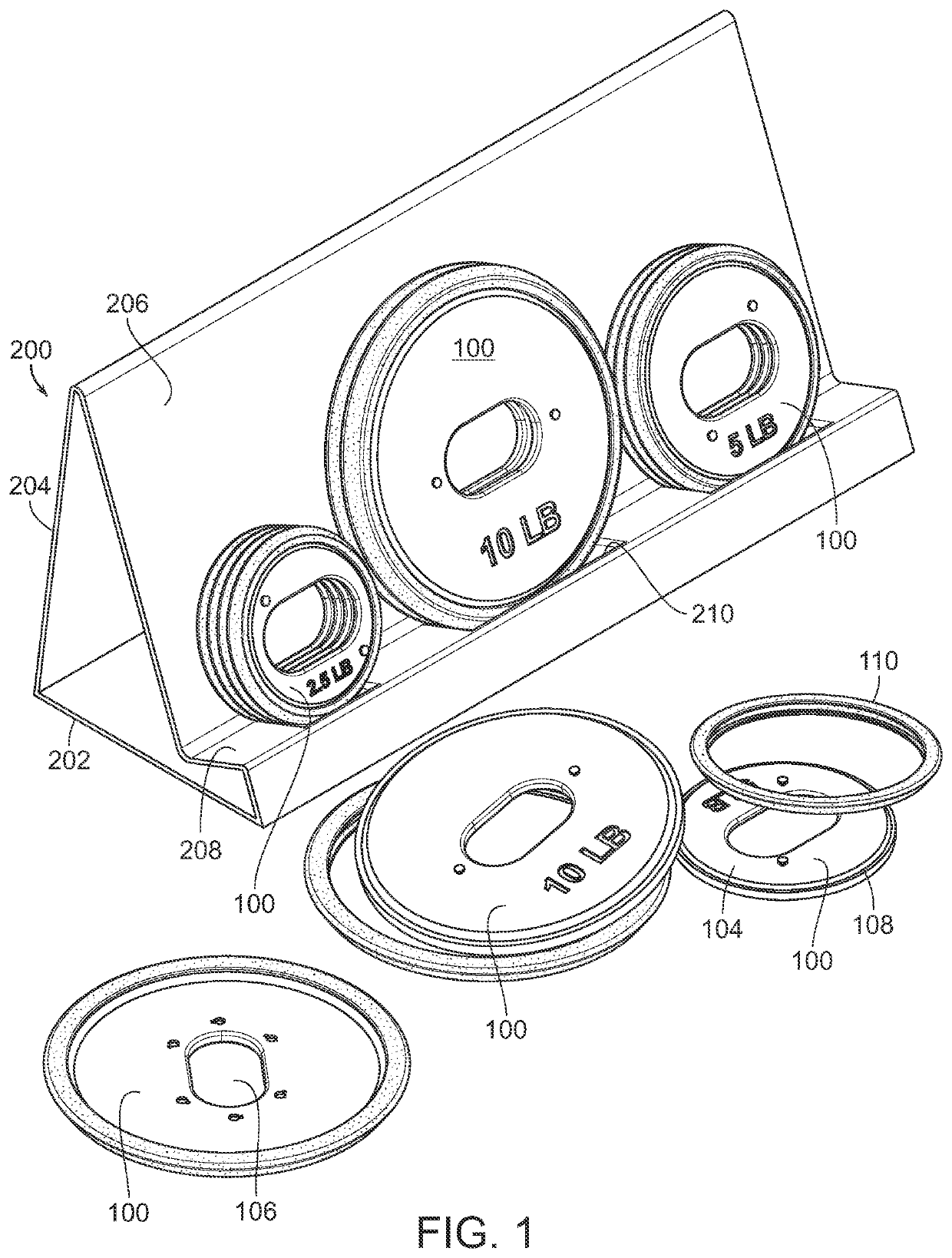 Handheld weight exercise system