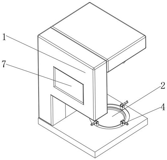 Mechanical machining device for hardware parts