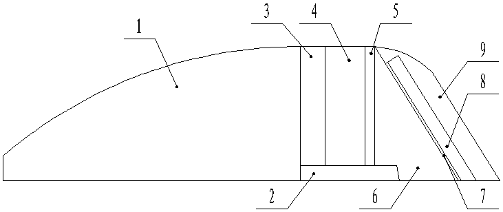 Greenhouse rear slope protection utilization method and greenhouse structure