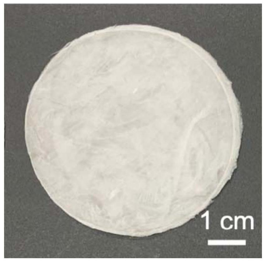 A preparation method of graphene/nanofiber hybrid gel film with light-to-heat conversion function