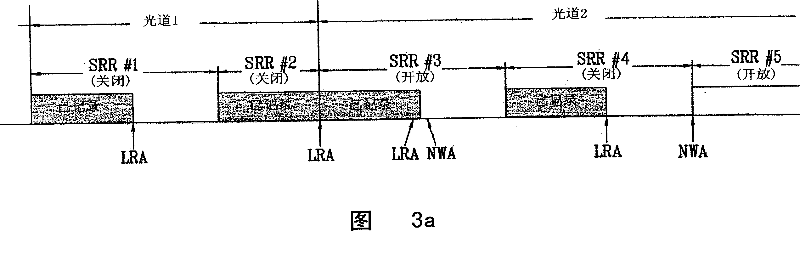 Once recordable CD and control information recording method and CD record playing method and device