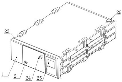 Lithium titanate battery assembly structure