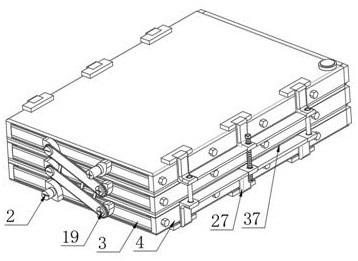 Lithium titanate battery assembly structure