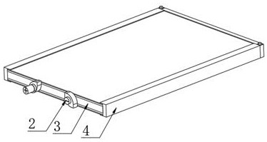 Lithium titanate battery assembly structure