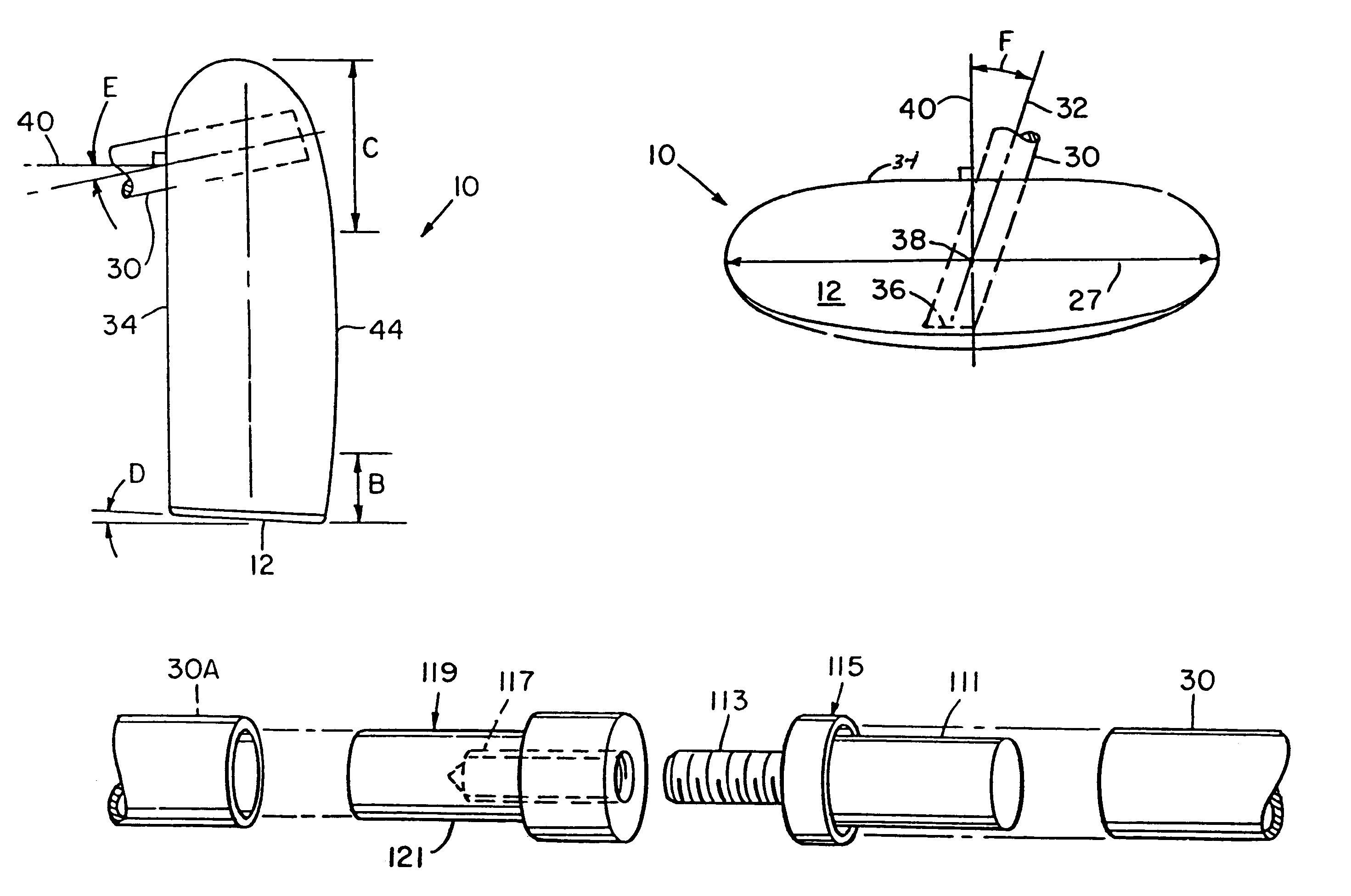 Putter golf club with rearwardly positioned shaft