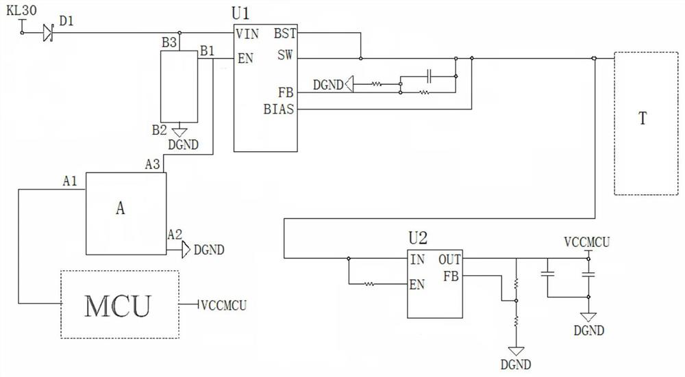 Communication unit power-off control module