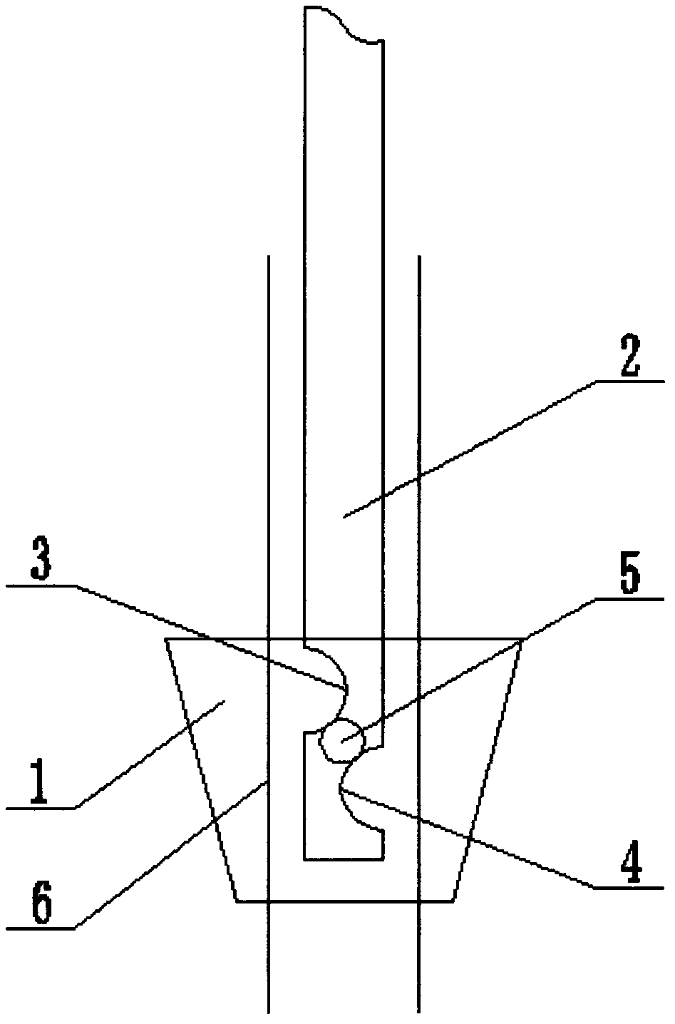 Lamp lead-free glass stem