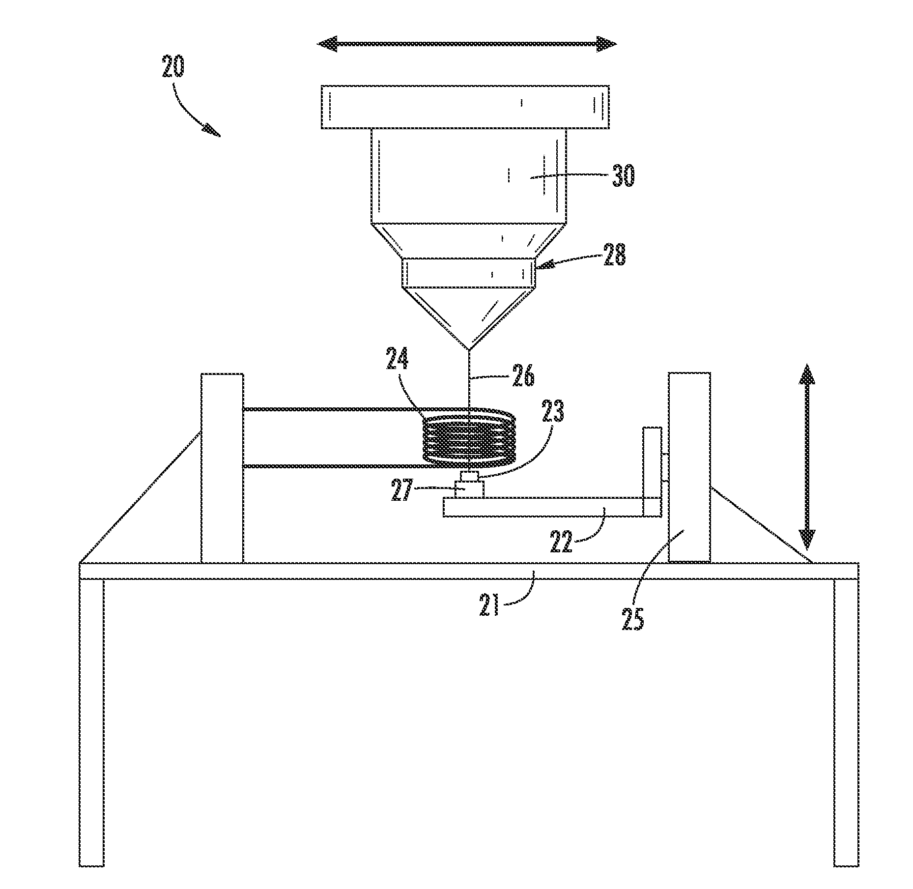 Apparatus and method for direct writing of single crystal super alloys and metals