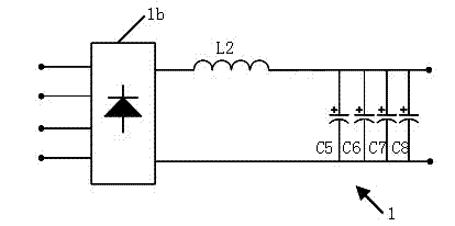 High-power switching power supply circuit with multiple outputs
