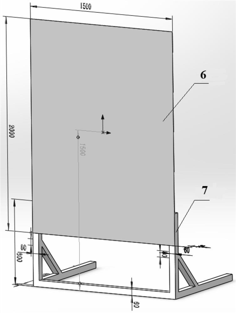 Warhead fragment mass distribution test method and system