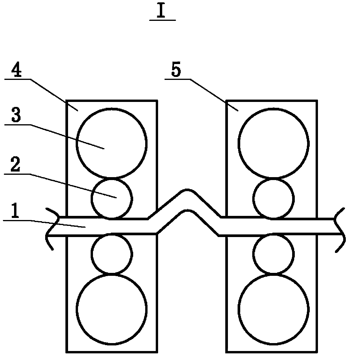 Method for preventing generation of roll marks on hot rolled steel strips with medium and high content of carbon