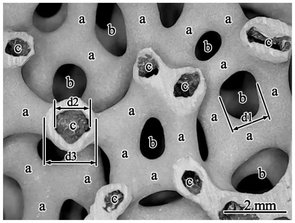 A micro reaction device based on hollow foam material and its application