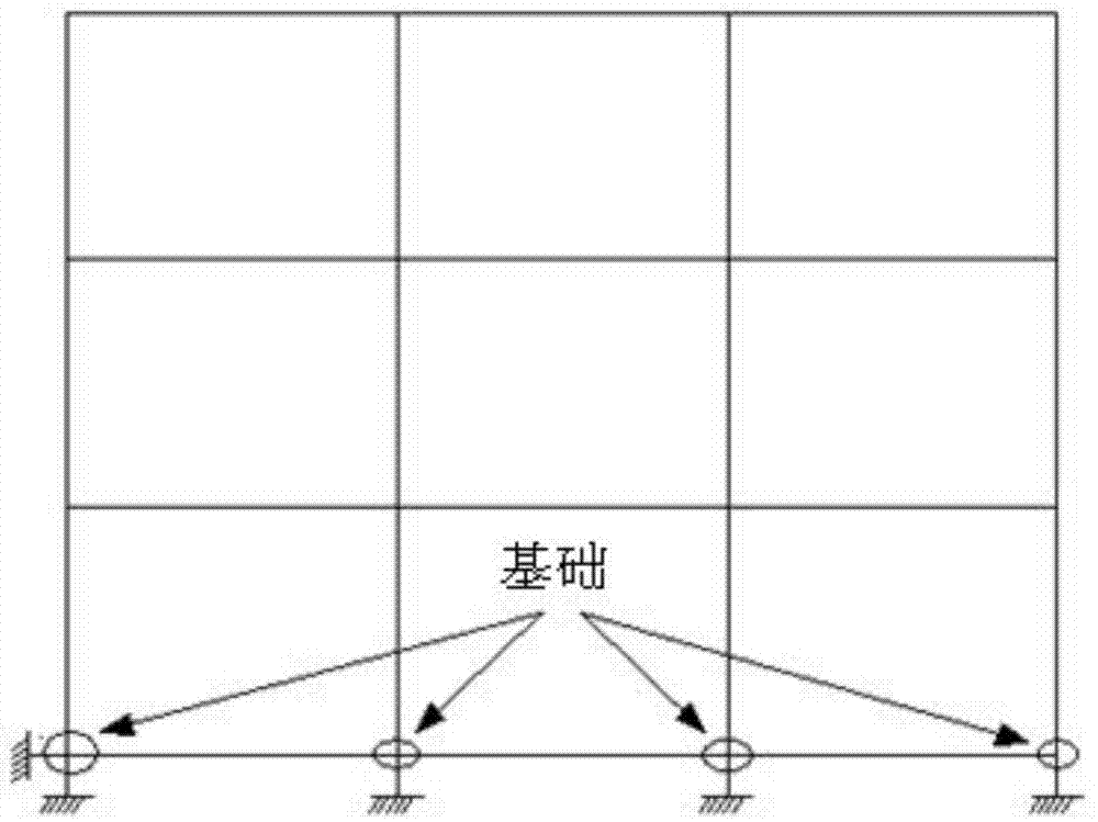 Novel post-earthquake self-returning concrete frame structure cup-shaped foundation