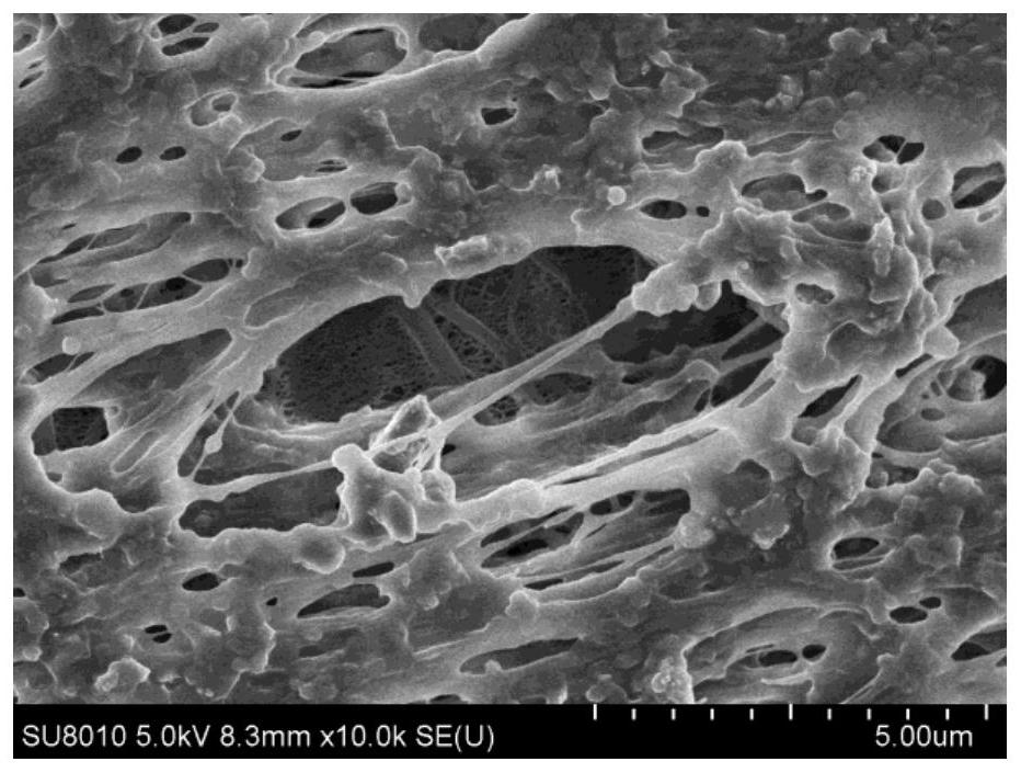 A composite microporous membrane containing nanofibrous porous layers oriented along the transverse stretching direction