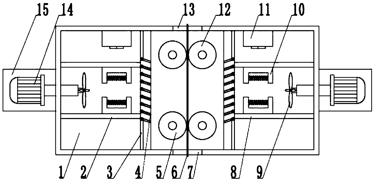 Side band preheating device of side sealing machine