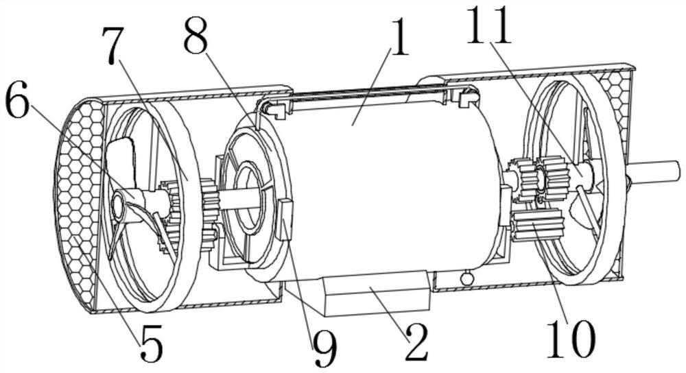 Speed reduction motor for cleaning machine