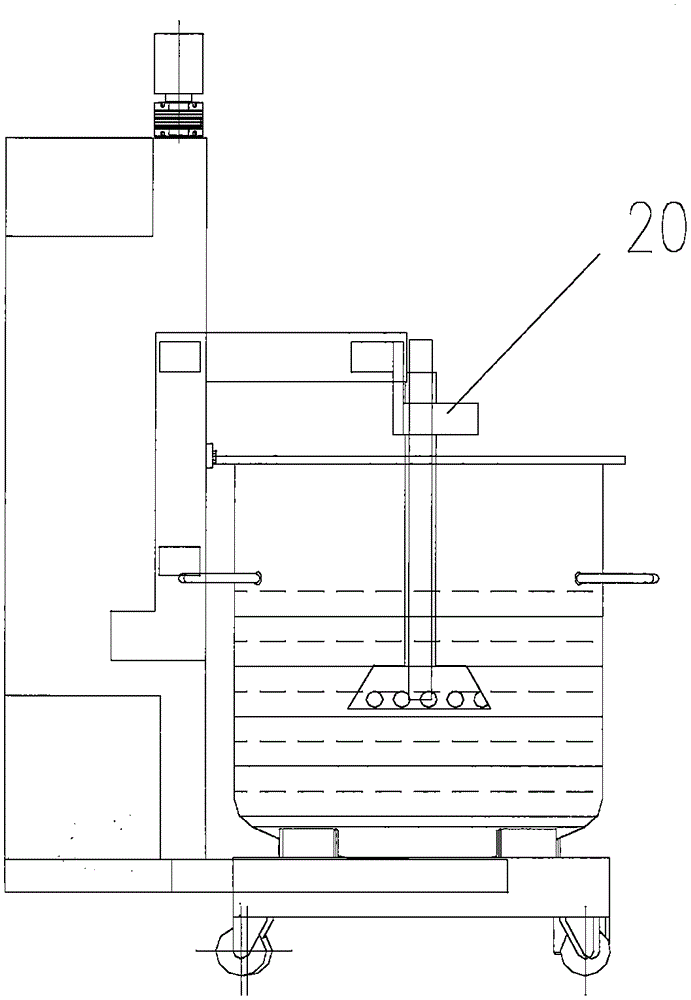 Material pumping device