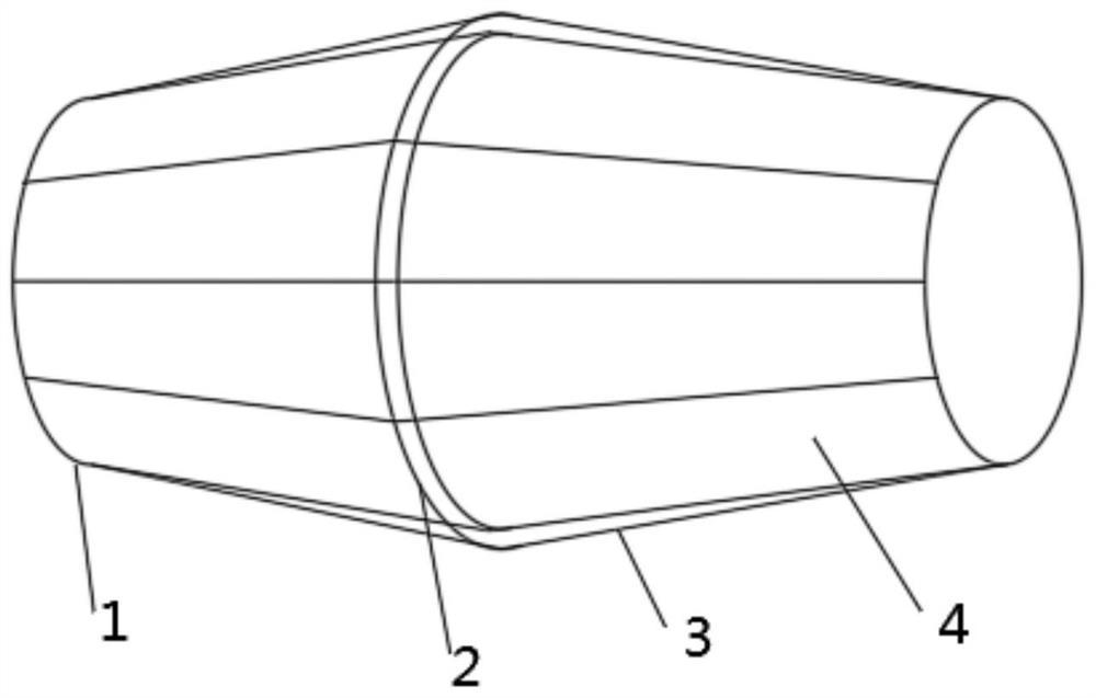 Pipe joint splicing device, splicing structure and splicing method for assembly type pipe gallery