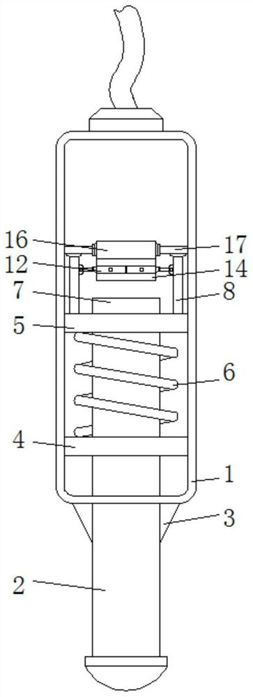 Probe for semiconductor probe test bench