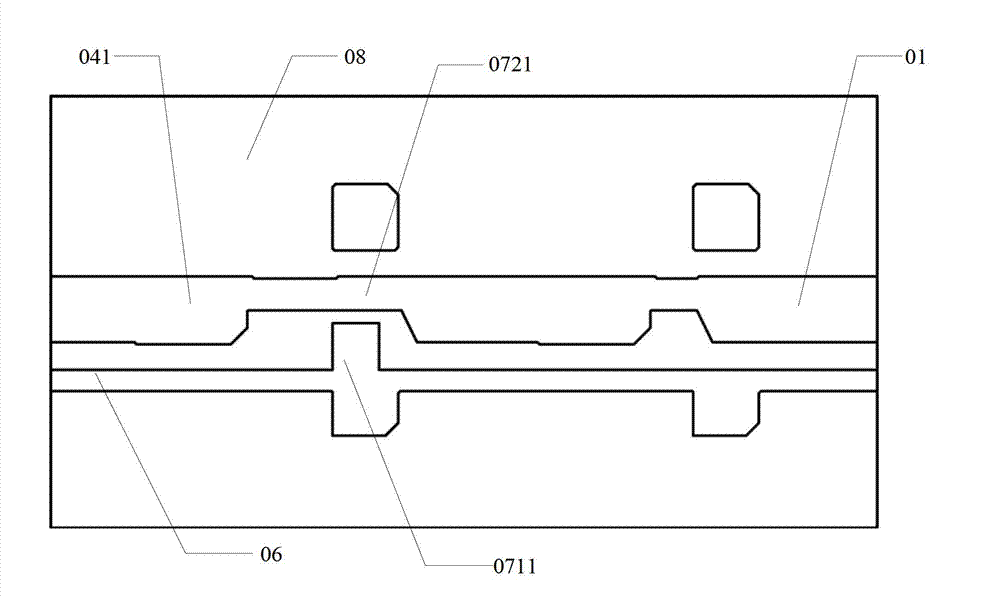 Optical sensing type touch screen based on multi-dimensional electric field mode and preparation method of optical sensing type touch screen