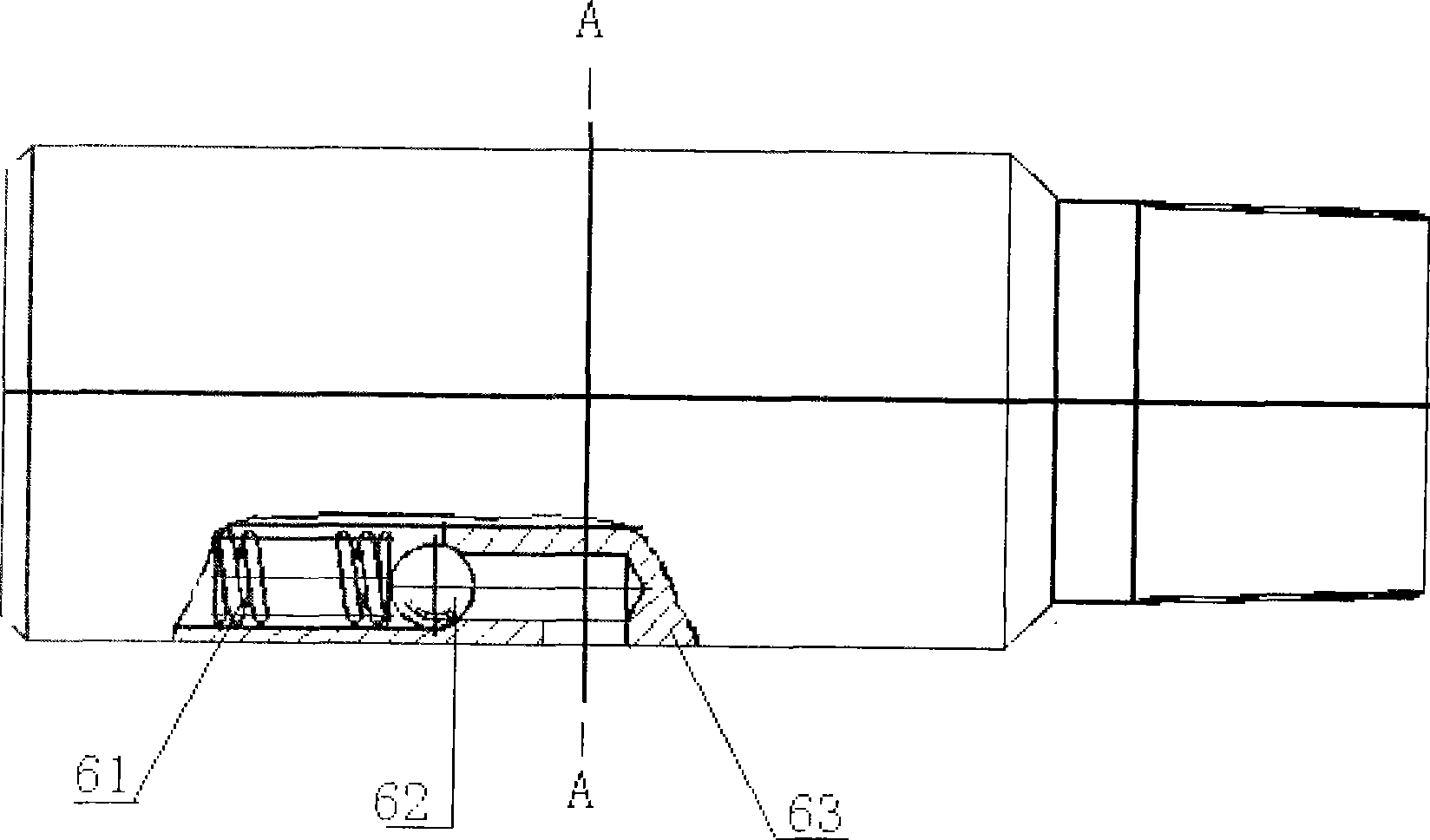 Same-well production technique column for low-permeation horizontal well